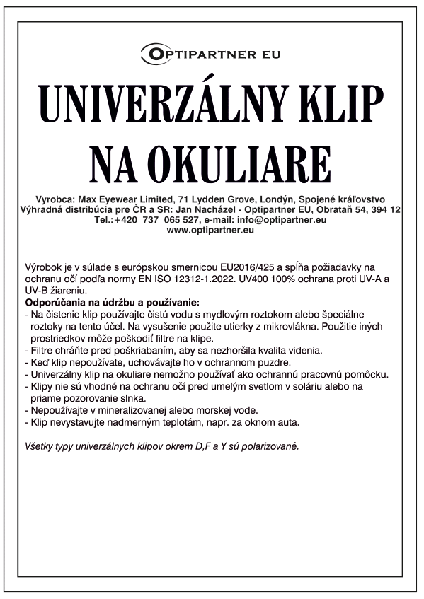 Nacházel - sluneční klip SK